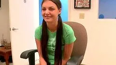 Cute Teen Baptising is a Facial With POV Blowjob