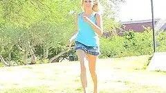 A Little Public Teasing With The Blonde Teen