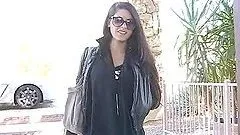 Sexy Brunette Beauty Gets Naked when Changing Clothes for the Camera