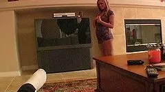 Cute Teen With Nice Ass in POV Action With Cumshot