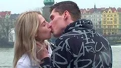 A Creamy Facial For The Blonde Teen Kaja