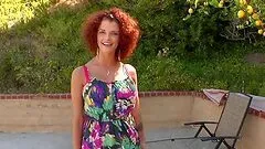 Outdoor Interracial Scene With The Redhead Milf Joslyn James
