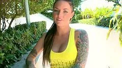 Christy Mack Swallows like a mad woman and loves it