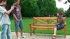 Jiri Gets Her Natural Tits Covered With Hot Cum After A Hard Fuck