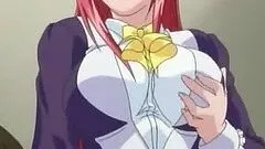 Busty hentai coed coed hot sucking dick and hard fucking in the toilet