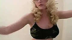 Amazing POV Handjob From A Hot Blonde With Glasses