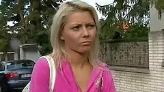 Gorgeous Czech Blonde Babe Getting Fingered in the Car