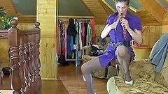 Horny Babe Loves Big Dildos