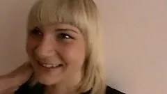 Close Up Blowjob From the Naughty Blonde Teen Lanka