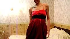 Solo Scene With The Skinny Teen Brunette Liza