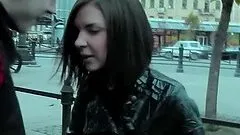 Hot Interracial Sex In A Public Restroom