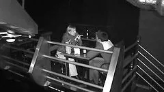 Hardcore Nightclub Pounding gets Caught by Security Camera