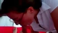Amateur Loves Sucking Cock In A Tent