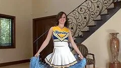 Cheerleader with Sexy Hardcore Moves