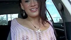 Nova Brooks Masturbates In A Car Wash