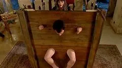 Sexy Brunette Dominatrix trys out new toys on her Slave