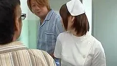 Japanese Horny Nurse gives Hot Blowjob