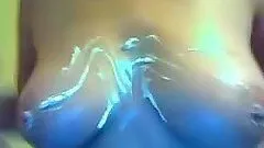 Hot Girl Masturbating In Homemade Video With Whipped Cream on her tits