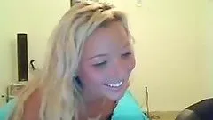 Cute Sexy Blonde Teases And Dances Naked In Front Of Webcam