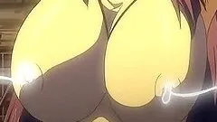 Trapped hentai chick with huge boobs gets tentacled fucked