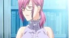 Bigboobed hentai teacher dildoing her wetpussy