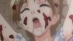 Hentai girls caught and group drilled by tentacles