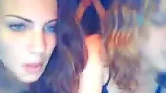 Very Sexy Girls Get Drunk and Play for the Webcam in a Hot Video