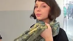 Real amateur sex in public restroom