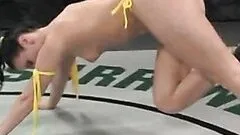 Brunettes Battle To See Who Gets Pounded With A Strapon