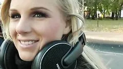 Hot Blonde Stops Bumping To Music For A Hot Public Fuck