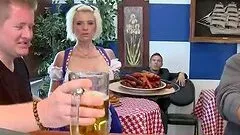 Hardcore Fucking The Gorgeous Blonde Waitress Laura Crystal