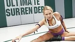 Wrestling Match With Hot Blonde And Lesbian Action