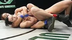 Losing The Fight Is Not That Bad As She Gets Strapon Fucked