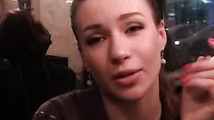 Nymphomaniac Baby Ends Up With A Face Covered With Cum In Public Fuck