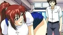 Slippery anime milf pussy welcomes a veiny raging cock