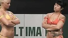 Hardcore Fight Against Lesbian Cuties And Strapons