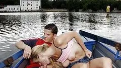 Young couple having hot sex at public places