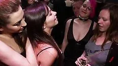 Horny Babes Show Off Their Fisting Abilities In Public