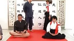 Pretty Japanese Babe Tries To Write While Getting Fucked By Ninja