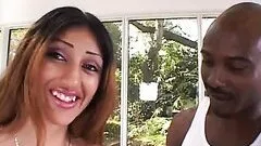 Slim Babe Gets An Interracial Double Penetration With Two Big Cocks