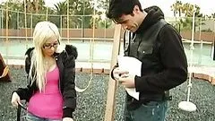 Petite Yet Busty Blonde Teen Morgan Layne Fucking a Big Dick