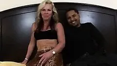 Horny Milf With A Big Ass Rides A Black Cock For The First Time In Camera
