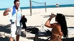 Picking Up a Big Ass Latina At The Beach To Fuck Her Wet Pussy