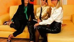 Satin Lesbians Drowning In Piss