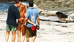 Hot Afternoon Threesome By The Beach With The Sassy Teen Agnes