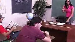 Gorgeous Teacher Ms. Love Fucks Her Student To Help Him Focus