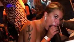 Sexy Short Haired Babe Has Some Hardcore Sex With A Big Cock In An Orgy