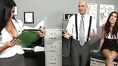 Hardcore Sex In Threesome In The Doctor's Office