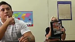 Nerdy Blonde With Big Tits Has A Crush On Big Dicks