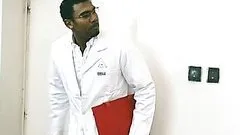Black Doctor Using His Big Cock To Calm The Horny Crazy Chicks Down